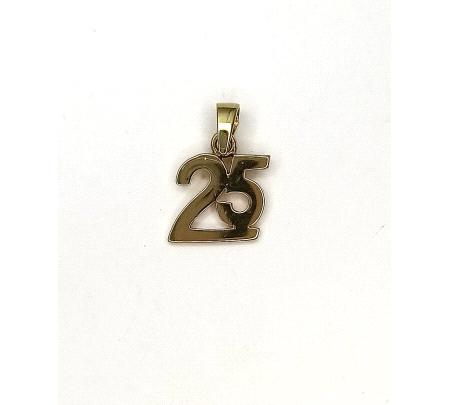 COLGANTE ORO 25 ANIVERSARIO