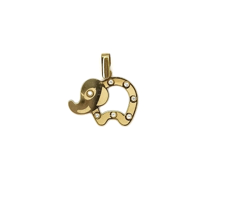 COLGANTE ORO ELEFANTE