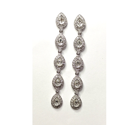 PENDIENTES DE PLATA CRISTAL SWAROVSKI