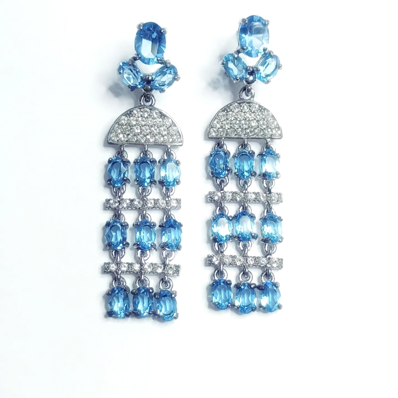 PENDIENTES PLATA SWAROVSKI                                                                          