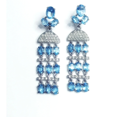 PENDIENTES PLATA SWAROVSKI