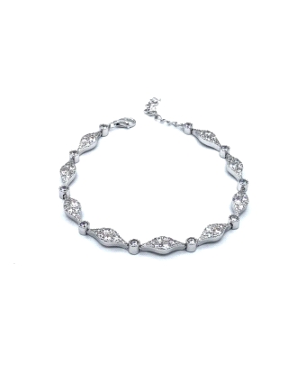 PULSERA PLATA CIRCONITAS                                                                            