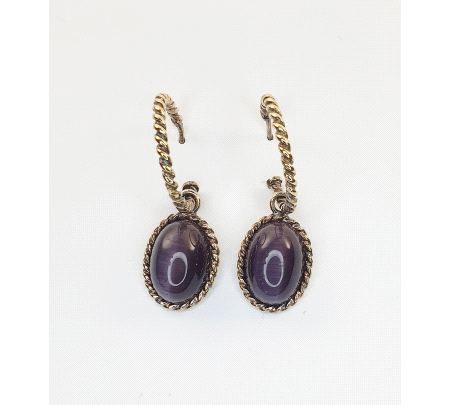 PENDIENTES PLATA DORADA