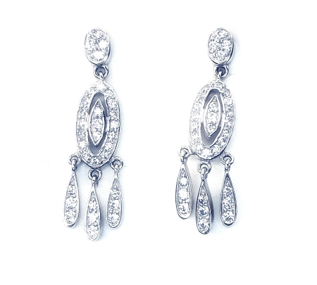 PENDIENTES ORO CIRCONITAS