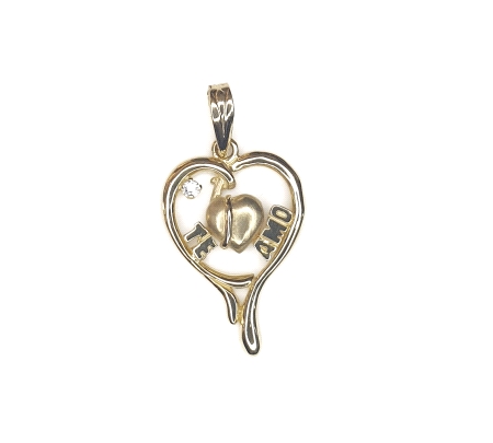 COLGANTE CORAZON ORO