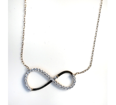 COLGANTE INFINITO ORO CIRCONITAS